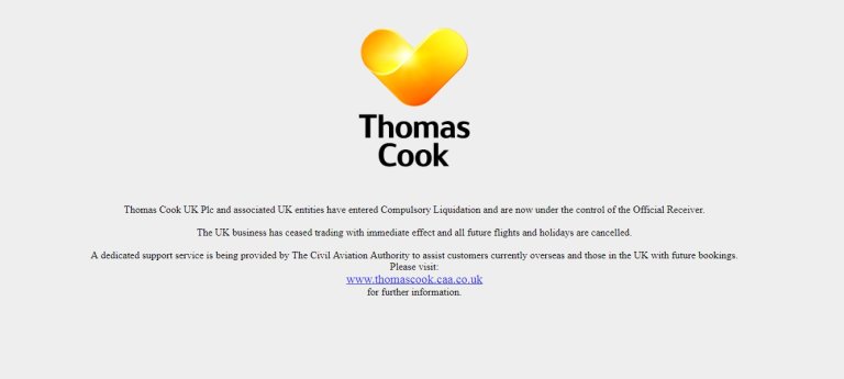 thomas cook collapse