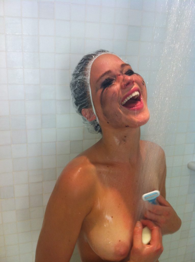 jennifer lawrence in shower nude