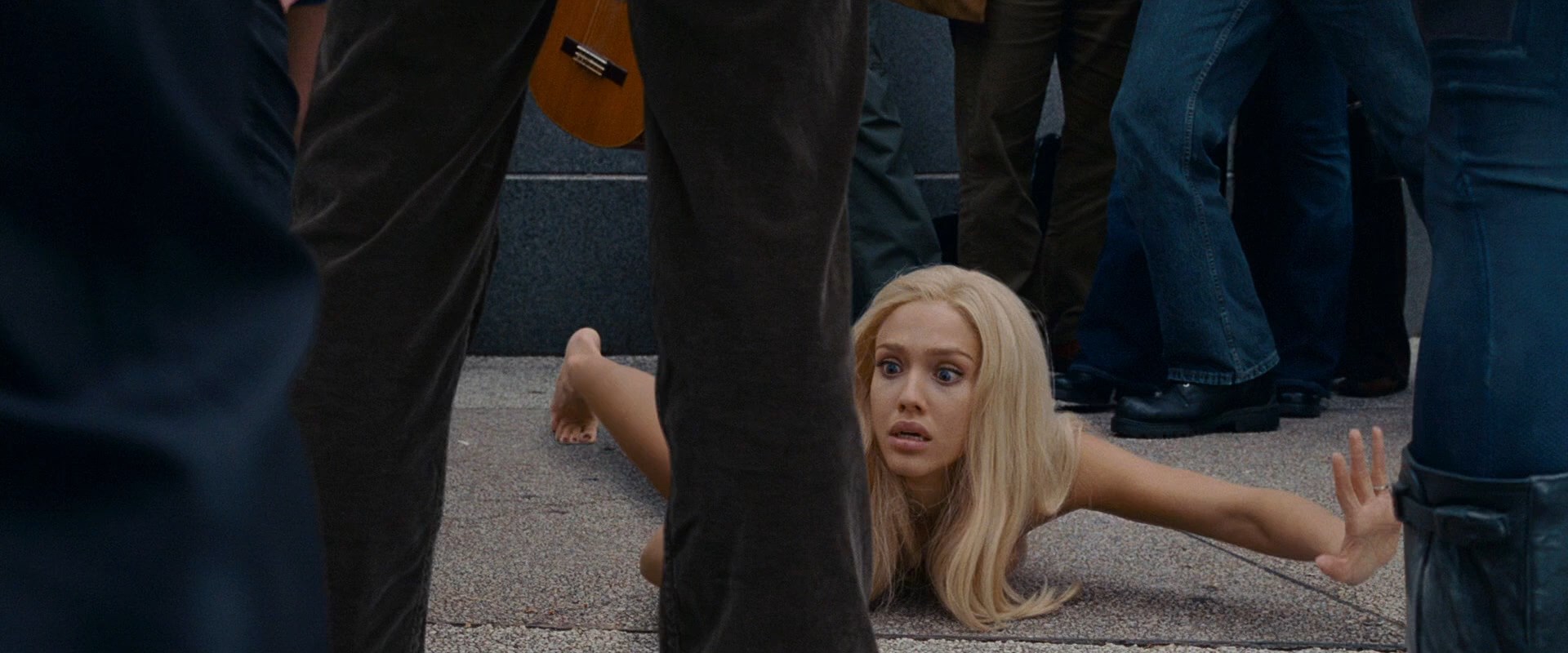 Jessica Alba Nude Scene in Fantastic Four Film.