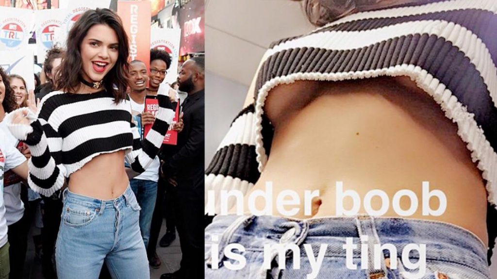 Kendall Jenner Underboob Photos