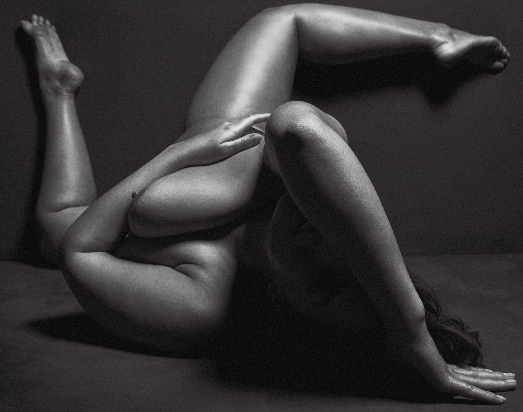 Ashley Graham Naked for V Magazine.