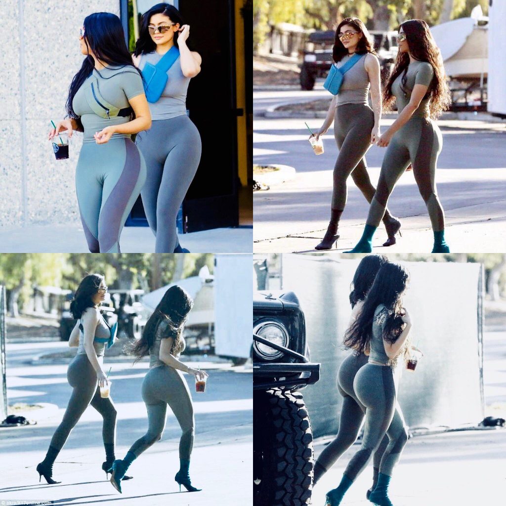 Kylie Jenner Booty in Yoga Pants