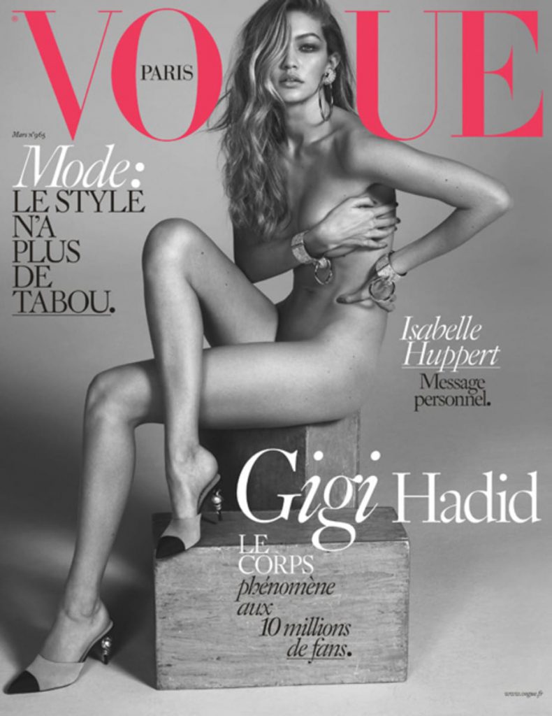 Gigi Hadid Naked Boobs – Vogue