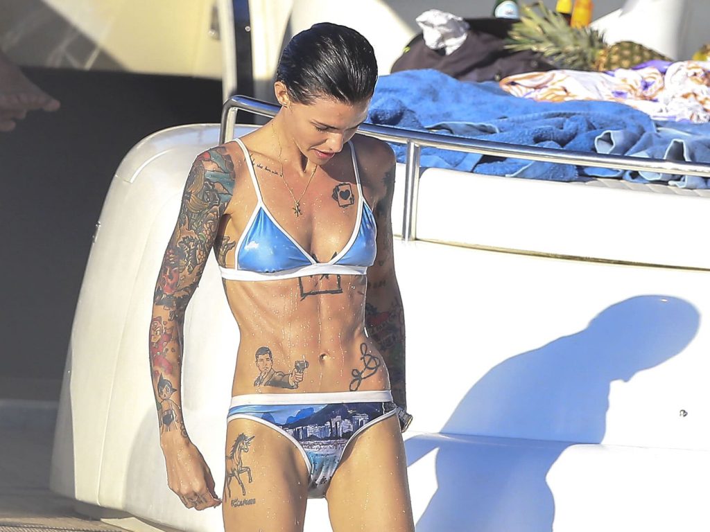 Ruby Rose Sexy Bikini Pictures