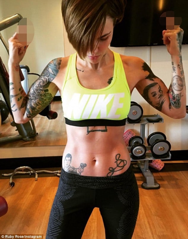 Ruby Rose Sexy Pics & Tattoos