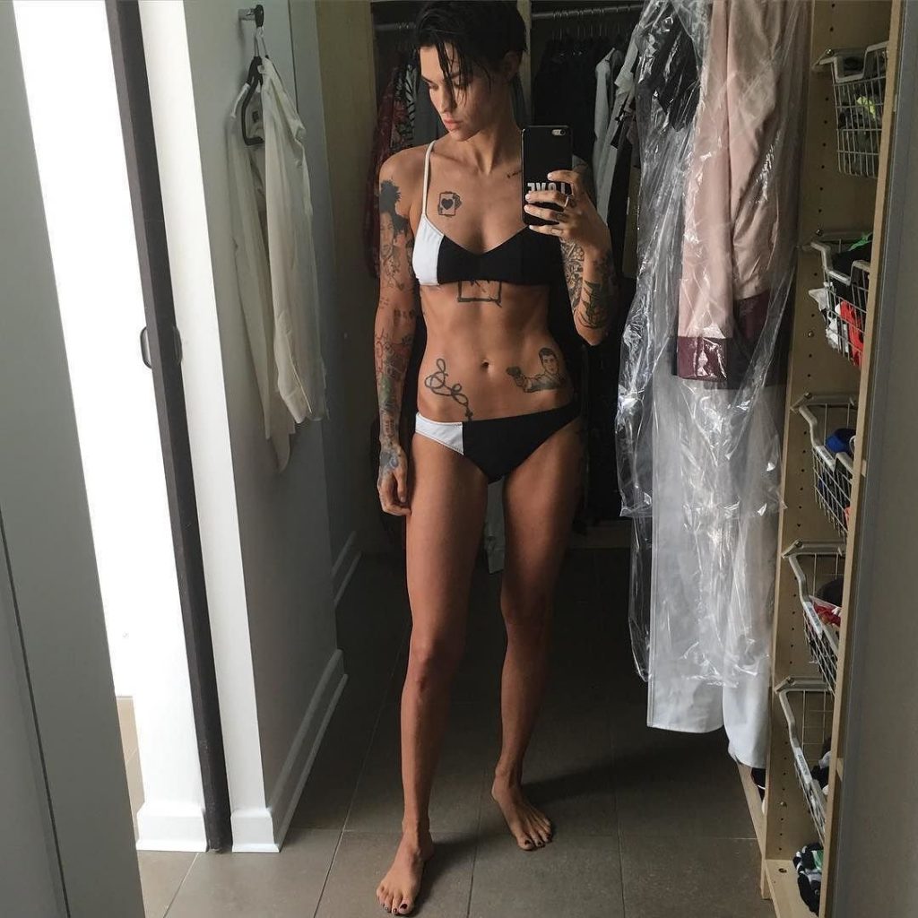 Ruby Rose Sexy Pics & Tattoos Exposed.
