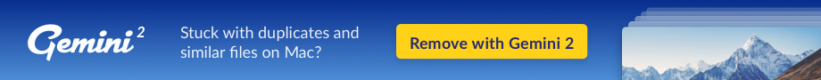 Gemini 2 - Mac Duplicate Cleaner